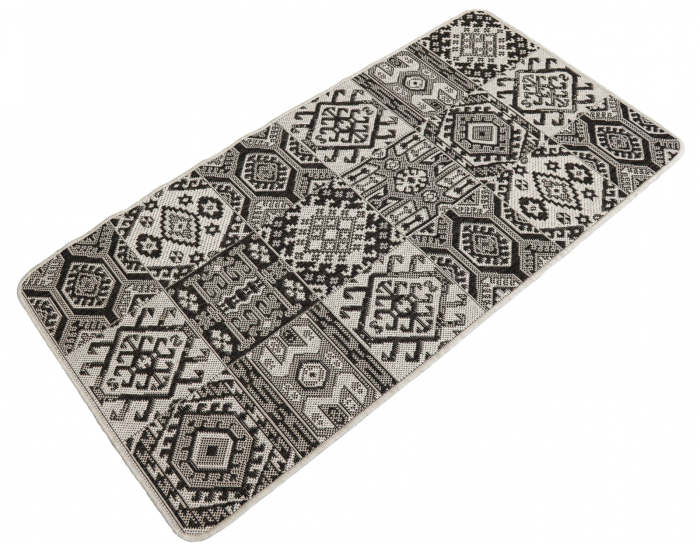 Covor Modern Flex 19636-08 Gri Inchis 75x150 cm pentru bucatarie [4]