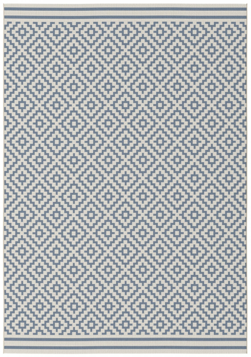 Covor Elis Crem-Albastru 200x290 cm pentru living [3]