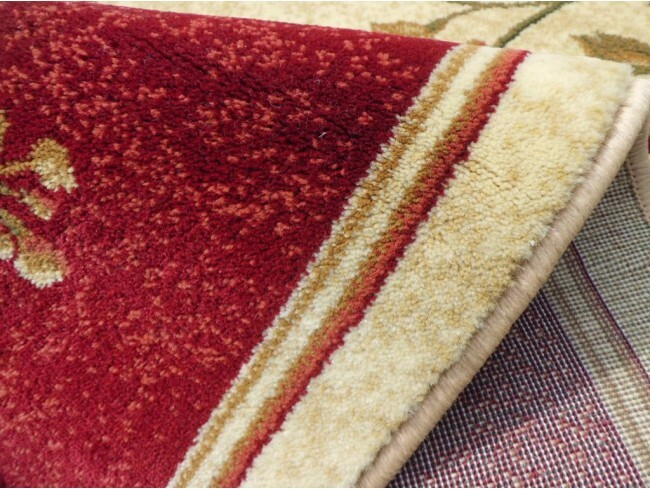 Covor Lotos 551 Crem/Rosu 80x150 cm cu Vita Florala [3]