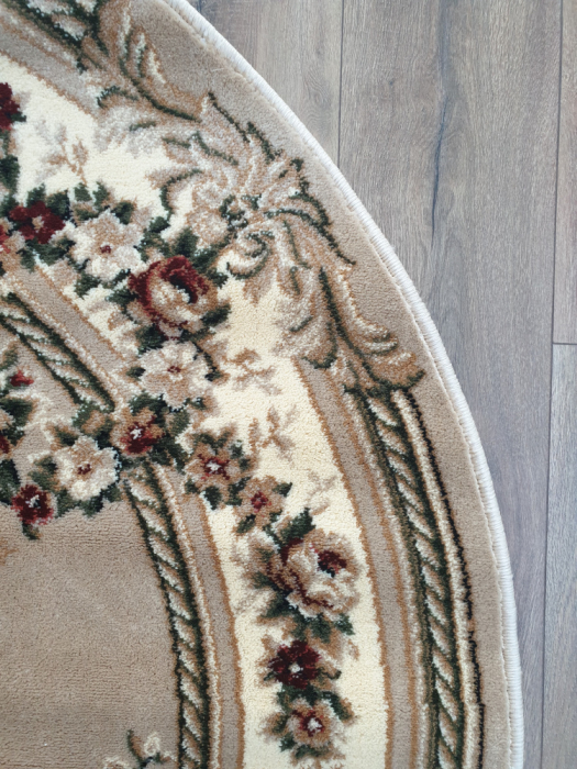 Covor 575 Bej Oval ieftin [4]