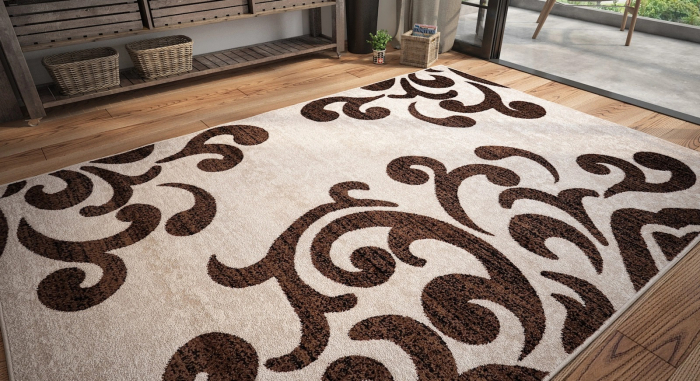 covor Cappuccino Ramuri 16028, bej, 60x110 cm, antialergic [2]
