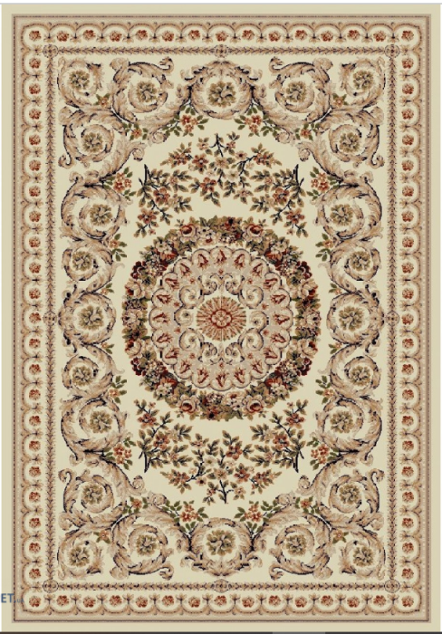 Covor Clasic Lotos 539/100 Crem Medalion Oriental 150x230 cm pentru living [7]