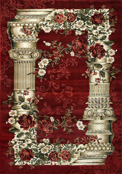 Covor Lotos Coloane 532/210 Rosu 160x230 cm [2]
