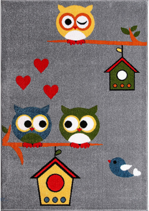 Covor Bufnite Kolibri 11205 Gri 120x170 cm Casute [2]