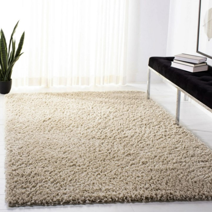 Covor Fantasy 12500 Bej Pufos 80x150 cm pentru living [8]