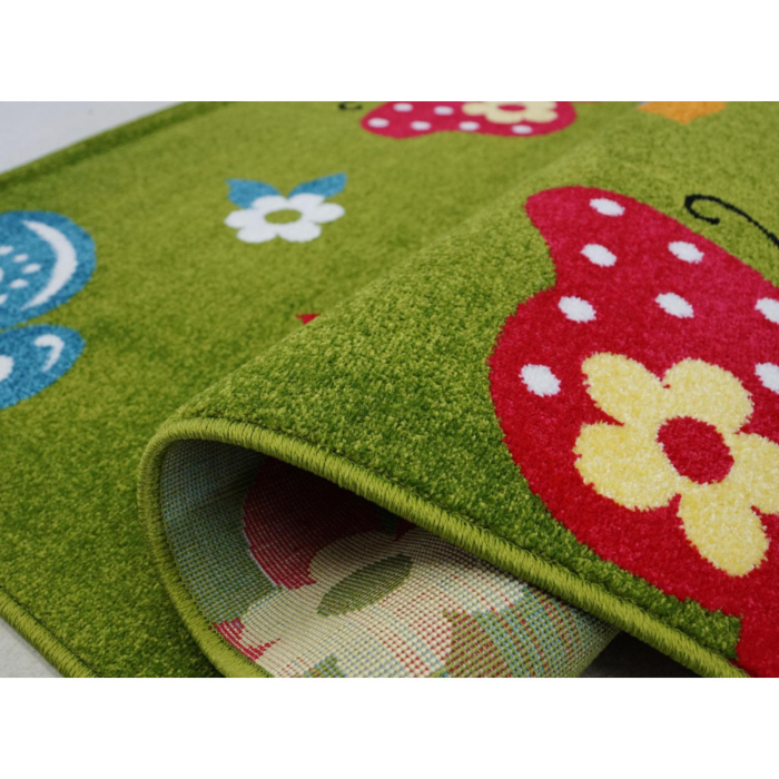 Covor Kolibri 11206 Fluturi Verde 80x150 cm pentru camera copii [3]