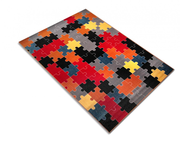 Covor Kolibri Puzzle 11360 Multicolor 160x230 cm pentru camera copii [1]