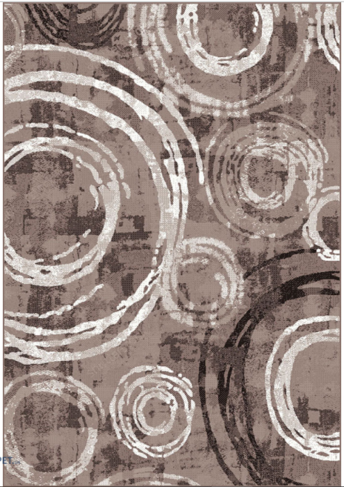 Covor Mira 24010/132 Dreptunghiular 50x80 cm Maro pentru living [2]