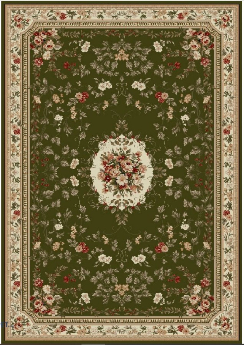 Covor Lotos 1525/310 Verde 60x110 cm Medalion Floral [3]