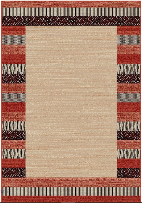Covor Lotos 1591/120 Rosu Crem 150x230 cm pentru sufragerie [2]