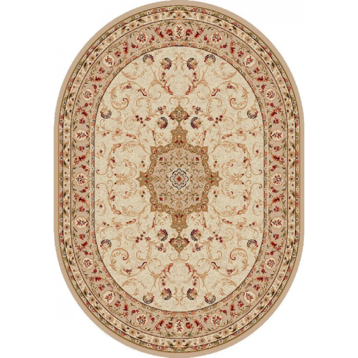 Covor Lotos 523 Bej Crem Oval ieftin [6]