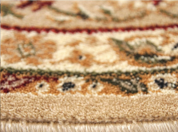 Covor Rotund Lotos 523/100 Crem 100x100 cm cu rozeta pentru sufragerie [3]