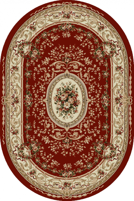 Covor Lotos 568 Rosu 80x150 cm Medalion Oriental [2]