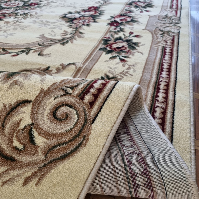 Covor Lotos 574 Crem Oval ieftin [2]