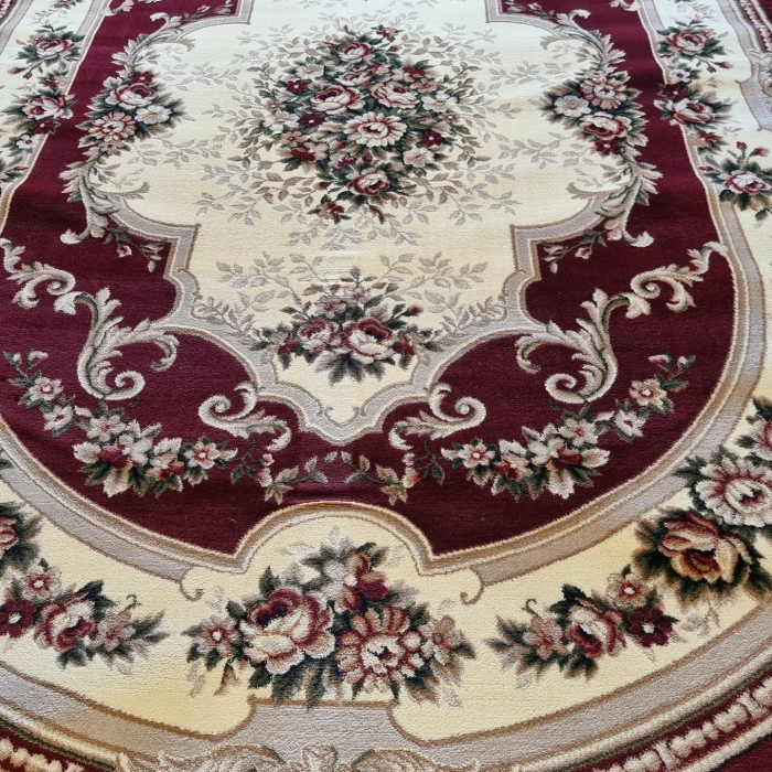 Covor Lotos 574 Rosu Oval ieftin [4]