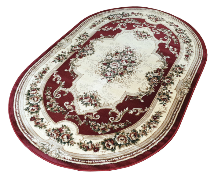 Covor Lotos 574 Rosu Oval ieftin [2]
