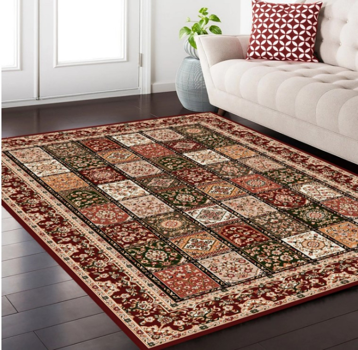 covor Lotos Timbre 1518/120, rosu, 60x110 cm, antialergic [5]