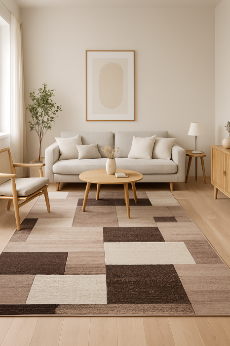 Covor Mira 24143 Crem/Maro 240x340 cm pentru living [2]
