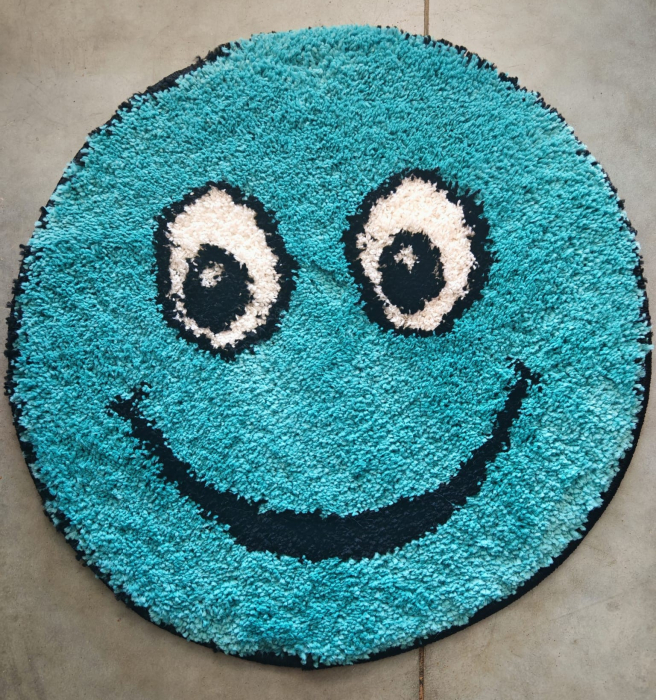 covor Fantasy Smile 12003A/3312, albastru, 67x67 cm, antialergic [2]