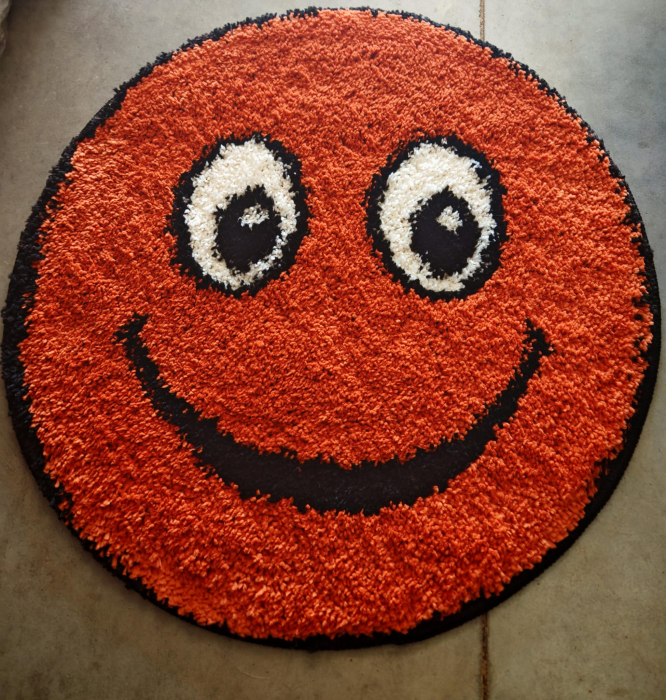 covor Fantasy Smile 12003A/5250, portocaliu, 67x67 cm, antialergic [2]