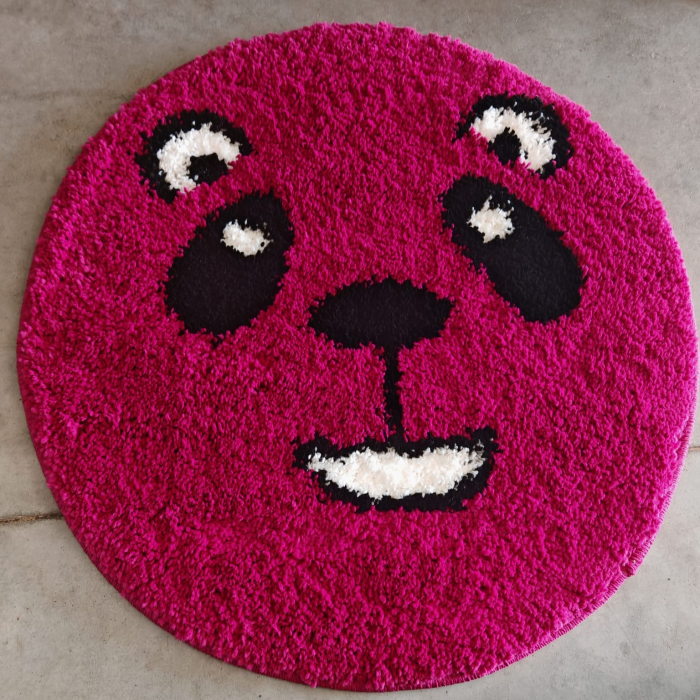 covor Fantasy Smile 12091/2115, roz, 67x67 cm, antialergic [2]