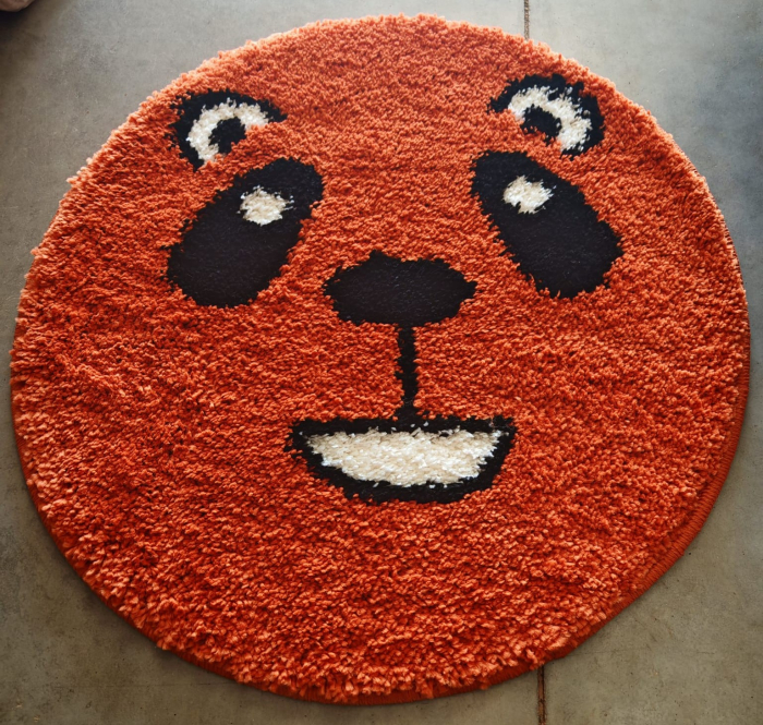 covor Fantasy Smile 12091/5250, portocaliu, 67x67 cm, antialergic [2]