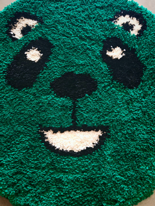 covor Fantasy Smile 12091/6236, verde, 67x67 cm, antialergic [3]