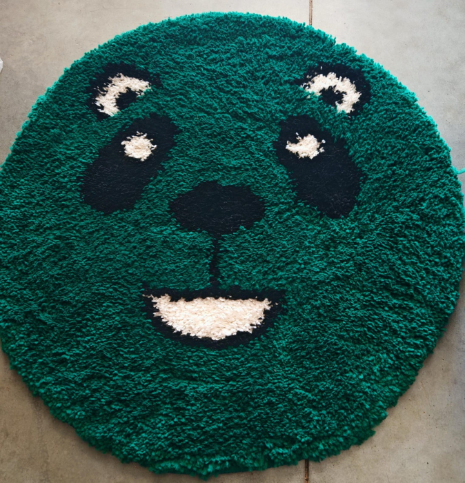 covor Fantasy Smile 12091/6236, verde, 67x67 cm, antialergic [2]