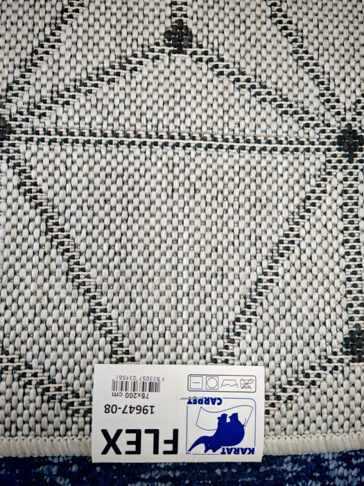 covor Flex Antiderapant, gri deschis, 75x200 cm, antialergic [8]