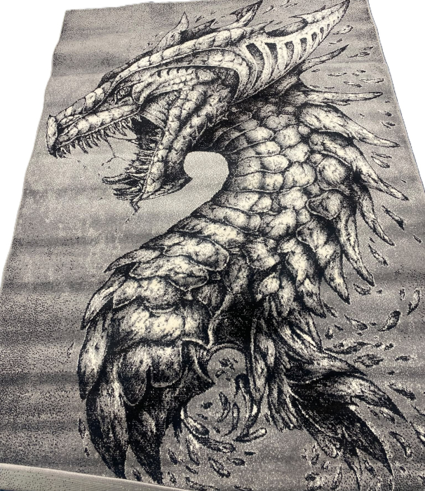 covor Kolibri Dragon 11611, gri, 120x170 cm, antialergic [2]