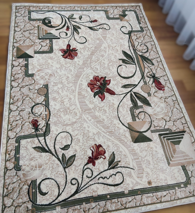 covor Lotos Floral 587/116, 60x110 cm, antialergic [2]