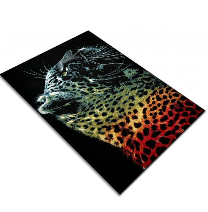 Covor Kolibri Black Leopard 11016 Negru 80x150 cm Pentru Living [5]