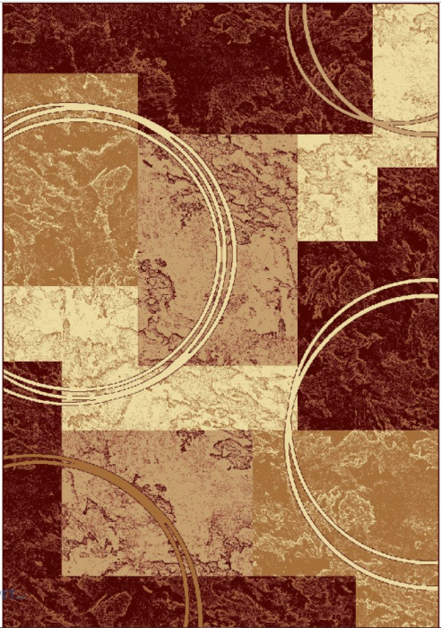 Covor Lotos 15001 Rosu 80x150 cm Modern Contemporary [8]