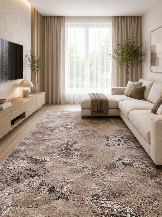 Covor Sufragerie Dormitor Mira 2211698922040 Maro 50x80 cm [2]