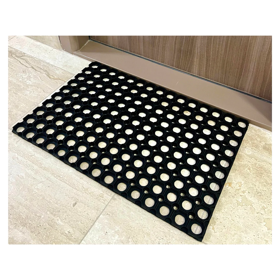 Covoras Intrare Antiderapant Domino Negru 40x60 cm [2]