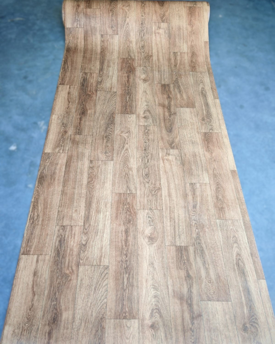 linoleum Plank 067, maro, 100 x 300 cm [2]