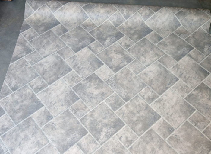 linoleum Sand Stone 911, gri, 200 x 200 cm [5]