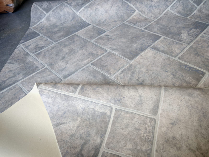 linoleum Sand Stone 911, gri, 200 x 200 cm [6]