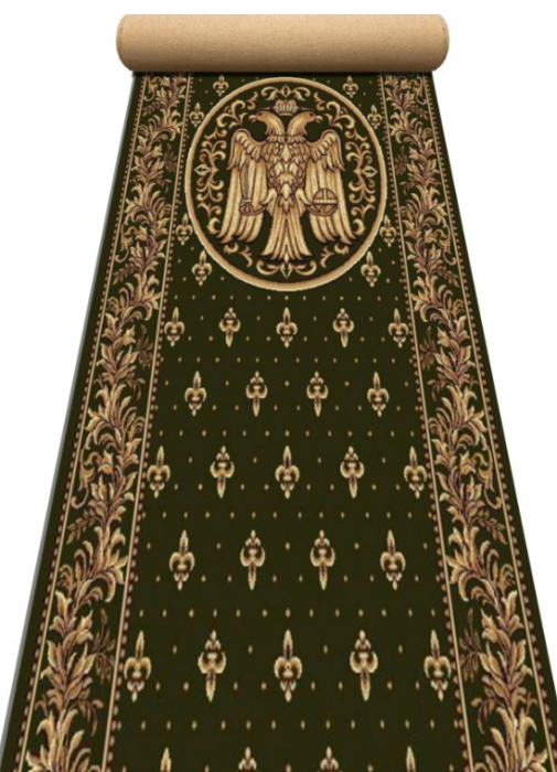 Traversa Lotos 15032/310 120x400 Verde Pentru altar [9]