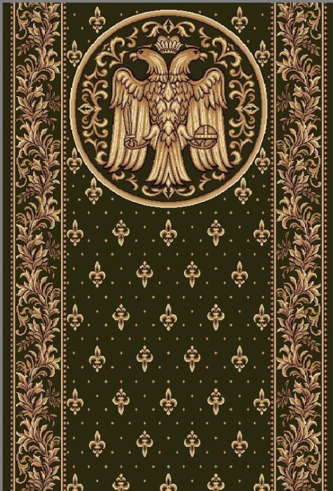 Traversa Bisericeasca Lotos 15032/310 Verde 150x300 cm pentru altar [7]