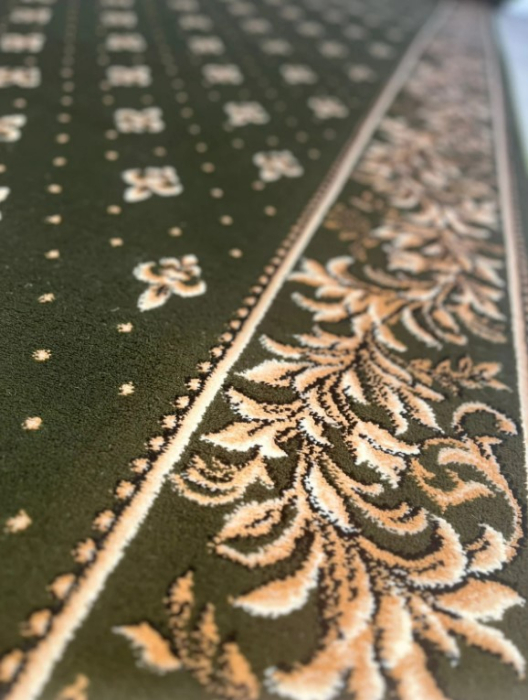Traversa bisericeasca Lotos 15033/310 Crini, verde, 80 x 200 cm, antialergic [11]
