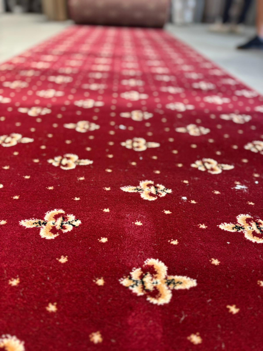 Traversa bisericeasca Lotos 15066/210 Motive Ornamentale, rosu, 100 x 200 cm, antialergic [3]