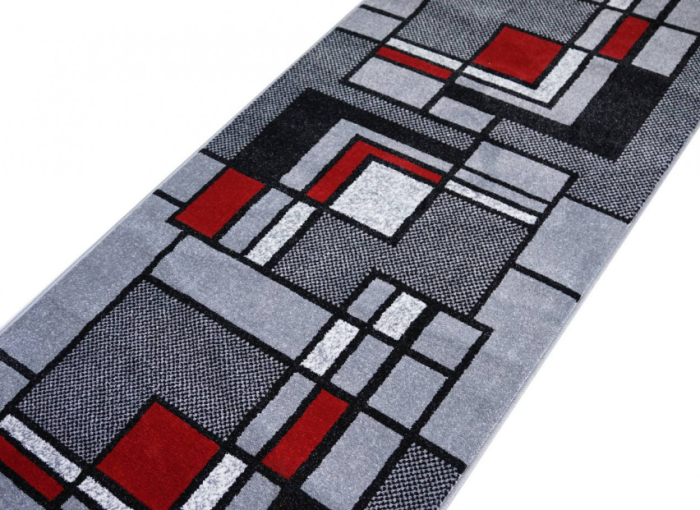 Traversa Hol Cappuccino 16406/985 Gri-Rosu, 100x1000 cm [4]