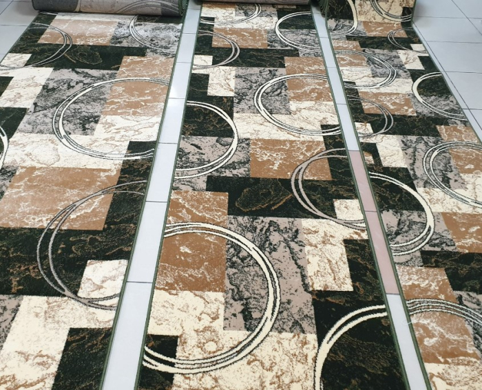 Traversa Lotos 15001 Verde 80x300 cm pentru hol modern [10]