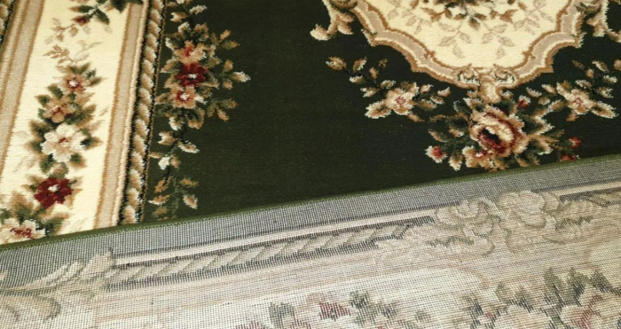 Traversa Lotos 574/310 Verde 100x200 cm Festonata pentru Hol [5]