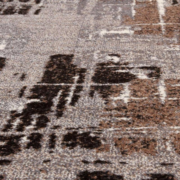 Traversa Festonata Mira 24037/123 Gri-Maro 200x300 cm pentru hol mare [9]
