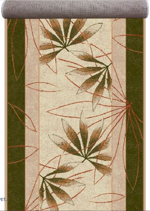 Traversa Lotos 552/130 Verde 80x400 cm pentru hol [2]