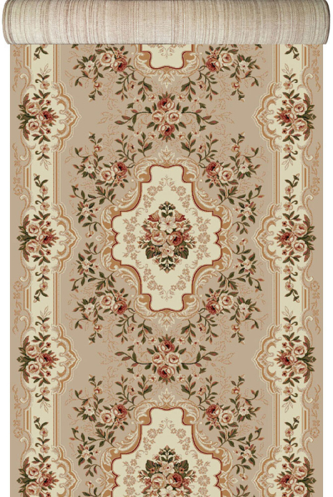 Traversa Lotos 570 Bej 100x200 cm clasica [4]