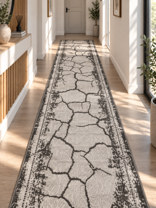 Traversa Model Frida 08912, Latime 80 cm, Gri, Polipropilena, Fir 4 mm, Living, Dormitor, Hol, Coridor [1]