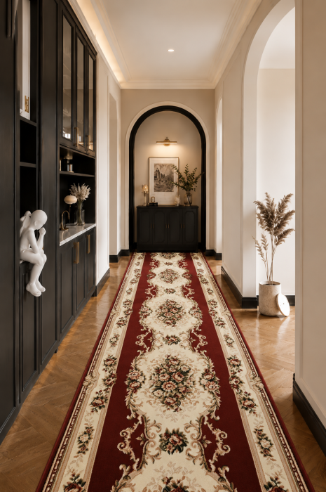 traversa Lotos, rosu, 150 x 300 cm, antialergic [1]